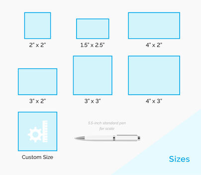 Single label sizes