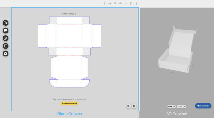 Blank Canvas - 3D Design Tool