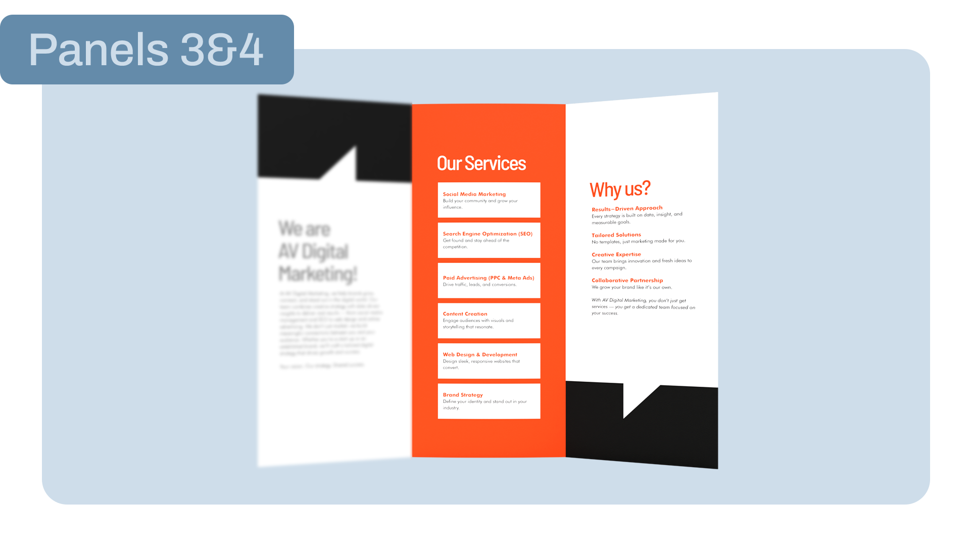 How a Trifold Brochure Works - Panel 3&4