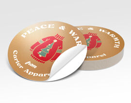 Holiday Stickers and Labels – Custom Holiday Printing | PrintPlace