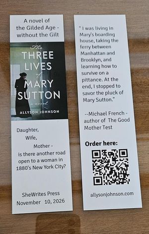 Perfect promotional bookmarks!