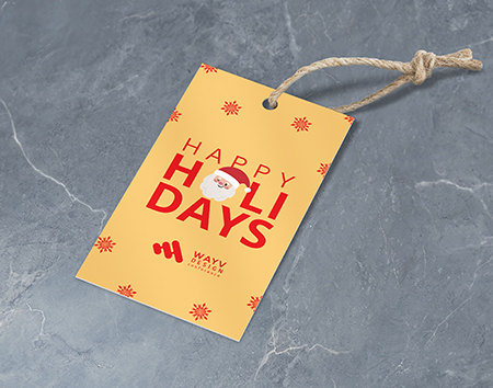 Print Holiday Hang Tags